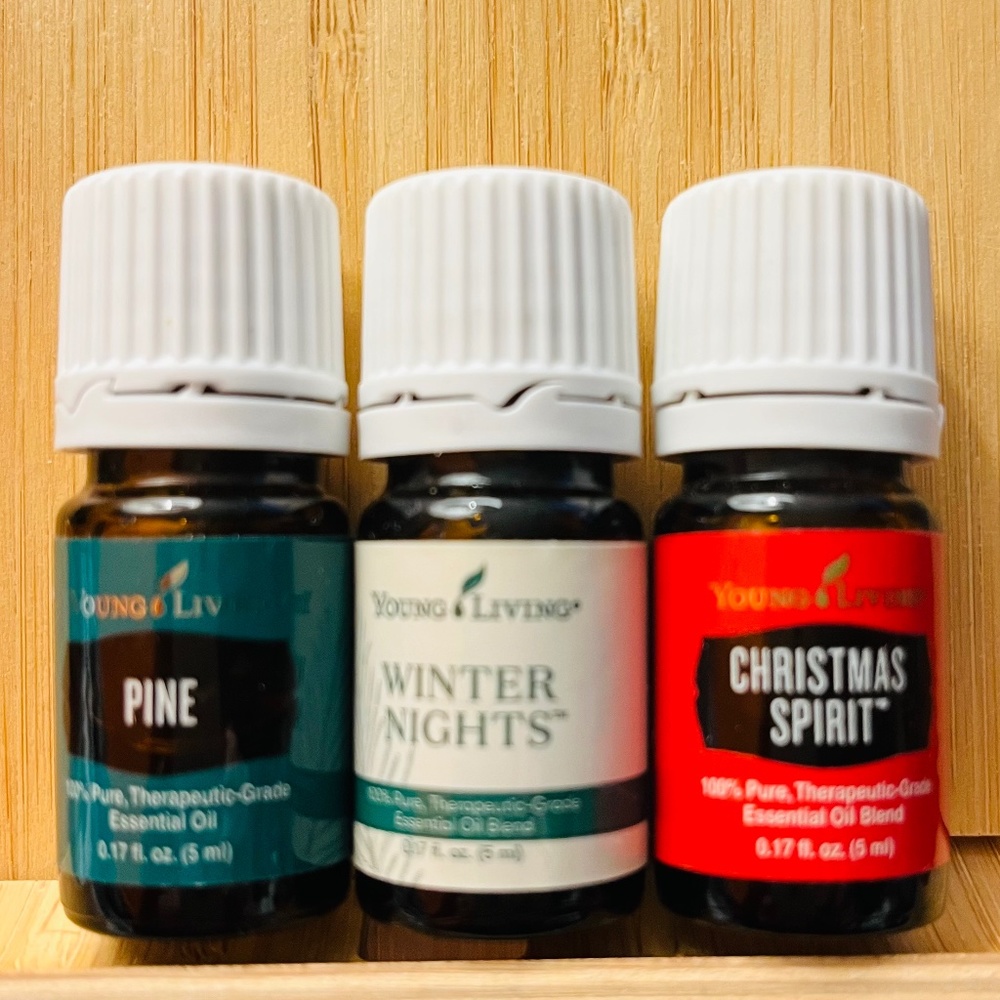 Young Living Pine, Winter Nights, and Christmas Spirit Essential Oils NEW